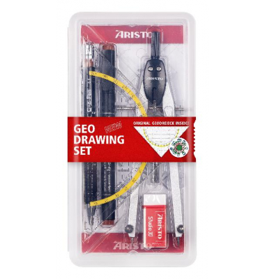 Geo Drawing Set 6-teiliges Premium Schulset