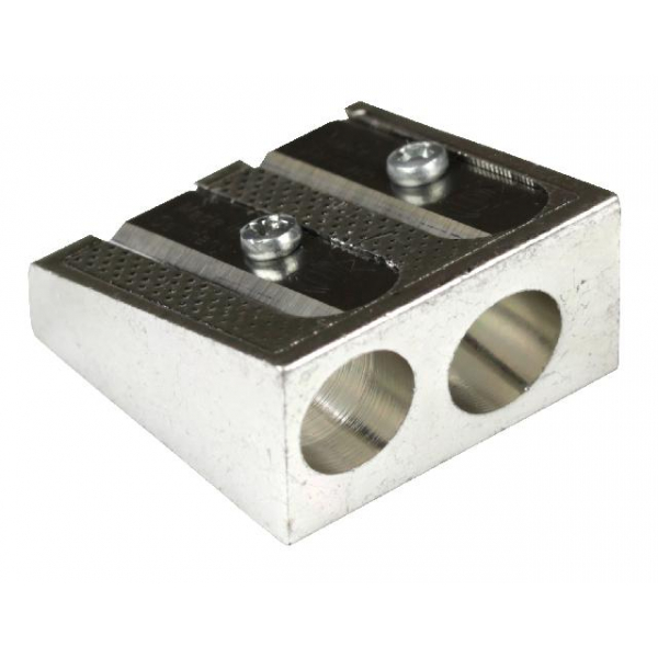20 Stück Aristo Farb- und Bleistiftspitzer doppelt, Metall, Keilform 9003182870264 Aristo