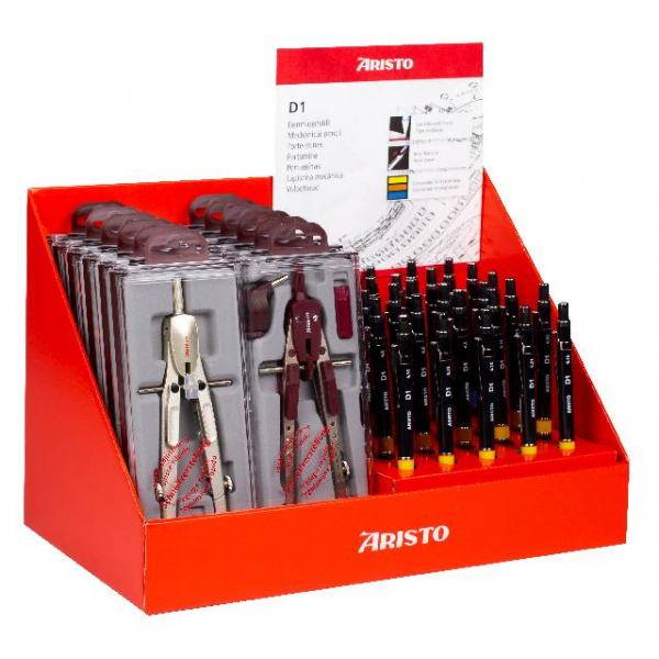 9003182899609 - Profi Schnellverstellzirkel +D1 Pen Display 12xZirkel 30xD1-Pen sort 9003182899609 Aristo 9003182899609 - Profi Schnellverstellzirkel +D1 Pen Display 12xZirkel 30xD1-Pen sort 9003182899609 Aristo