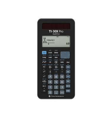 Schulrechner TI-30X Pro MathPrint schwarz, hochauflösendes Display Schulrechner TI-30X Pro MathPrint schwarz, hochauflösendes Display