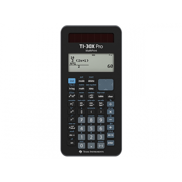 3243480107013 - Schulrechner TI-30X Pro MathPrint schwarz hochauflösendes Display 3243480107013 Texas-Instruments