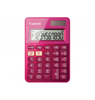LS-100K-MPK Taschenrechner Gehäuse: pink