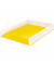 Briefablage WOW Duo Colour 5361-10-16 A4 / C4 weiß/gelb Kunststoff stapelbar