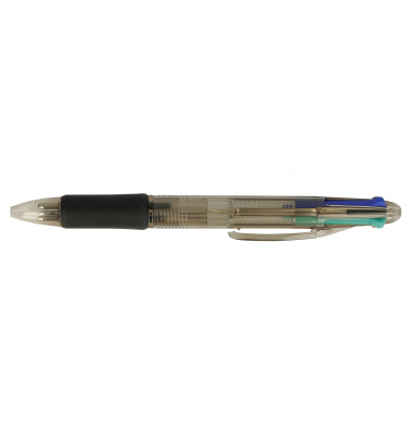 Vierfarbkugelschreiber VARIETY E-730846 00, schwarz / blau / rot / gr&uuml;n, 1mm, nachf&uuml;llbar