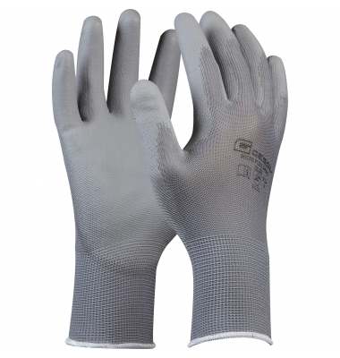 Arbeitshandschuhe MICRO FLEX, PU, grau, Größe 9 / L Arbeitshandschuhe MICRO FLEX, PU, grau, Größe 9 / L