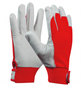 Arbeitshandschuhe ECO FIT, Leder, grau, Größe 9 / L