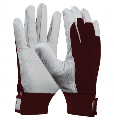 Arbeitshandschuhe ECO FIT, Leder, grau, Größe 11 / XXL