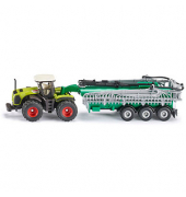 Claas Xerion mit Fasswagen Spielzeugauto