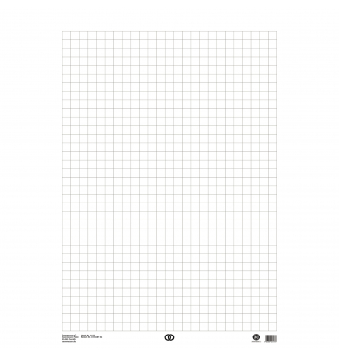 Flipchartblock oeco 155028702, 68x99cm, kariert / blanko, 80g