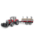 Traktor Massey Ferguson 7480 mit Frontlader und Holztransportanhänger 2046 Spielzeugauto
