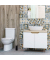 WC-Garnitur grau Stein