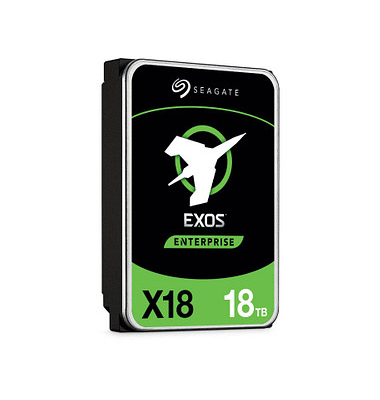 interne Festplatte Exos X18 Enterprise ST18000NM000J, silber, 8,89 cm (3,5 Zoll), 18 TB, HDD