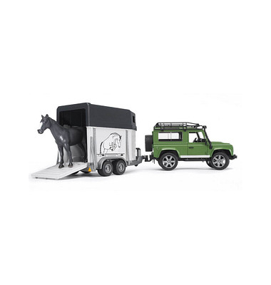 Land Rover Defender mit Pferdeanhänger 2592 Spielzeugauto Land Rover Defender mit Pferdeanhänger 2592 Spielzeugauto