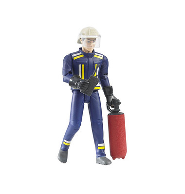 bruder 60100 Feuerwehrmann mit Zubehör Spielfigur - Bürobedarf