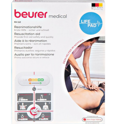 LifePad Reanimationshilfe, Schritt-für-Schritt-Anleitung,