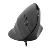 PIAVO Maus ergonomisch kabelgebunden schwarz