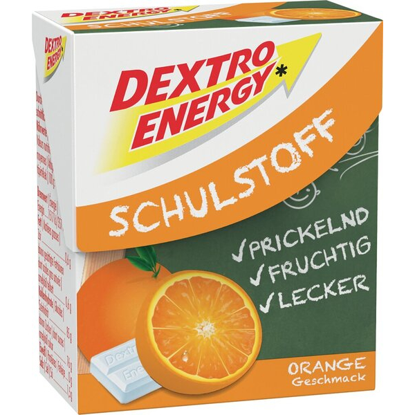 0000042214656 - DEXTRO ENERGIE Schulstoff Orange Dextrosetäfelchen 0000042214656 Dextro Energy