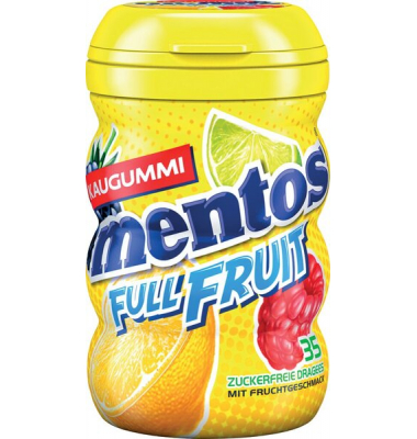 Mentos Gum Kaugummi Full Fruit zuckerfrei, verschiedene Sorten