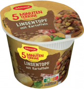 5 Minuten Terrine Linsentopf mit Kartoffeln, Nettofüllmenge