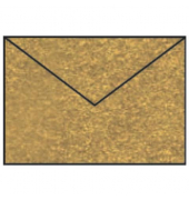 Briefumschlag 16400575 C6 ohne Fenster nassklebend 100g gold
