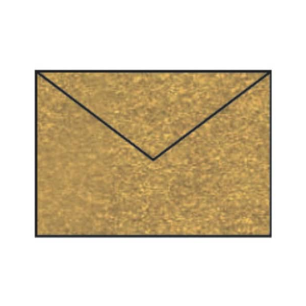 50 Stück Rössler Designbriefumschlag Paperado 16400575, C6, nassklebend, 100g, gold 4014969035580 Rössler