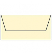 Designbriefumschlag Paperado 16400208, Din Lang, nassklebend, 100g, chamois gerippt