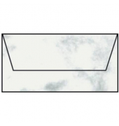 Designbriefumschlag Paperado 16400214, Din Lang, nassklebend, 100g, grau marmora
