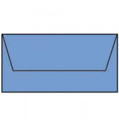 Designbriefumschlag Paperado 16400235, Din Lang, nassklebend, 100g, dunkelblau gerippt