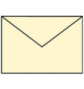 Designbriefumschlag Paperado 16400508, C6, nassklebend, 100g, chamois gerippt