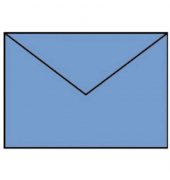 Designbriefumschlag Paperado 16400535, C6, nassklebend, 100g, dunkelblau gerippt