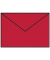 Designbriefumschlag Paperado 16400536, C6, nassklebend, 100g, rot matt