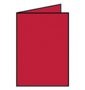 Blanko-Grußkarten Faltkarte 16400636 A5 105mm x 148mm (BxH) 220g rot