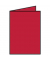 Blanko-Grußkarten Faltkarte 16400636 A5 105mm x 148mm (BxH) 220g rot