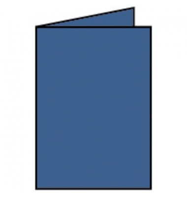 Blanko-Grußkarten Faltkarte 16400690 A5 105mm x 148mm (BxH) 220g jeans