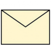 Designbriefumschlag Paperado 16400708, C7, nassklebend, 100g, chamois