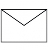 Designbriefumschlag 16400709, C7, nassklebend, 100g, wei&szlig;