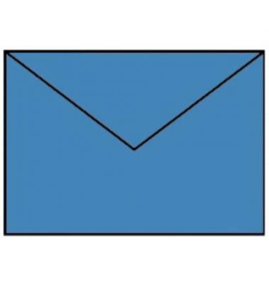 Designbriefumschlag Paperado 16400596, C6, nassklebend, 100g, stahblau gerippt