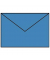 Designbriefumschlag Paperado 16400596, C6, nassklebend, 100g, stahblau gerippt