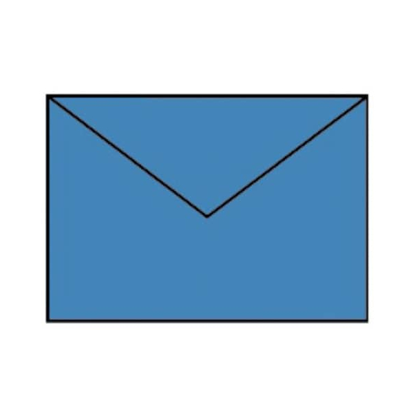 50 Stück Rössler Designbriefumschlag Paperado 16400596, C6, nassklebend, 100g, stahblau gerippt 4014969115152 Rössler