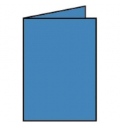 Blanko-Gru&szlig;karten Faltkarte 16400696 A5 105mm x 148mm (BxH) 220g ohne stahlblau