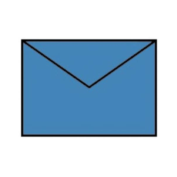 50 Stück Rössler Designbriefumschlag Paperado 16400796, C7, nassklebend, 100g, stahlblau 4014969115190 Rössler