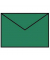 Designbriefumschlag Paperado 16400797, C7, nassklebend, 100g, tannengrün
