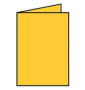 Blanko-Gru&szlig;karten Faltkarte 16400643 A5 105mm x 148mm (BxH) 220g ohne ocker