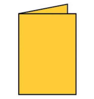 Blanko-Grußkarten Faltkarte 16400643 A5 105mm x 148mm (BxH) 220g ocker