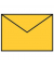Designbriefumschlag Paperado 16400743, C7, nassklebend, 100g, ocker
