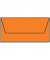 Designbriefumschlag Paperado 16400221, Din Lang, nassklebend, 100g, orange gerippt
