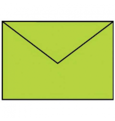 Designbriefumschlag Paperado 16400522, C6, nassklebend, 100g, maigrün gerippt