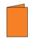 Blanko-Gru&szlig;karten Faltkarte 16400621 A5 105mm x 148mm (BxH) 220g ohne orange