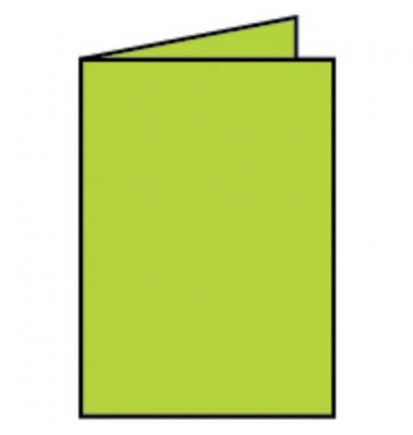 Blanko-Gru&szlig;karten Faltkarte 16400622 A5 105mm x 148mm (BxH) 220g ohne maigr&uuml;n