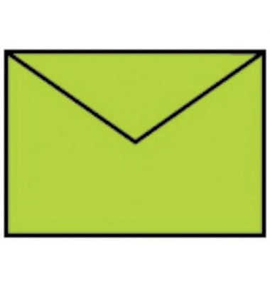 Designbriefumschlag Paperado 16400722, C7, nassklebend, 100g, maigrün